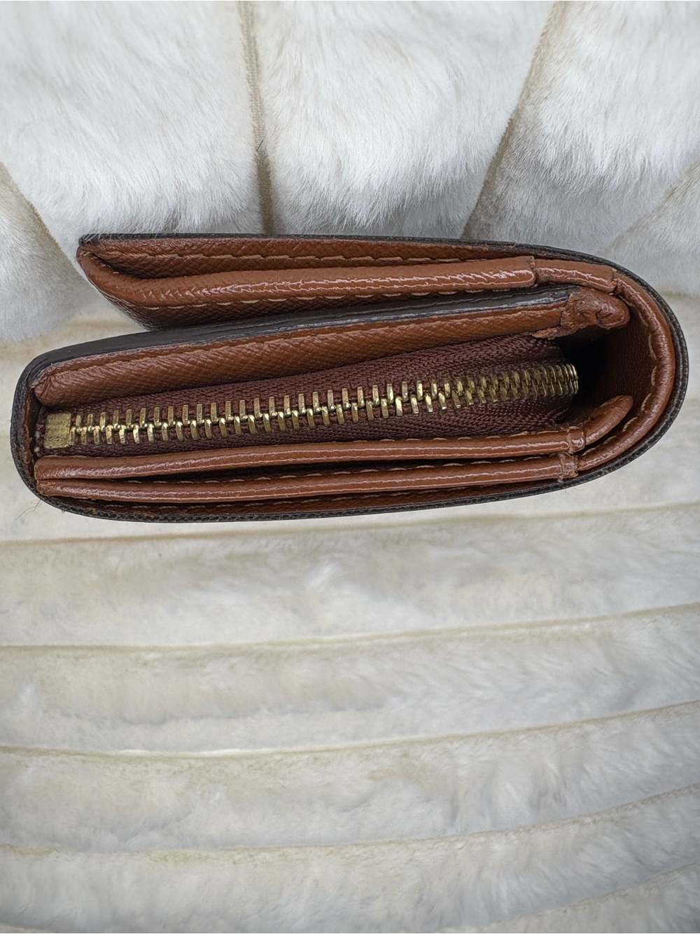 LOUIS VUITTON VINTAGE MONOGRAM PORTE MONNAIE BILLET TRESOR WALLET w COA - Picture 7 of 14